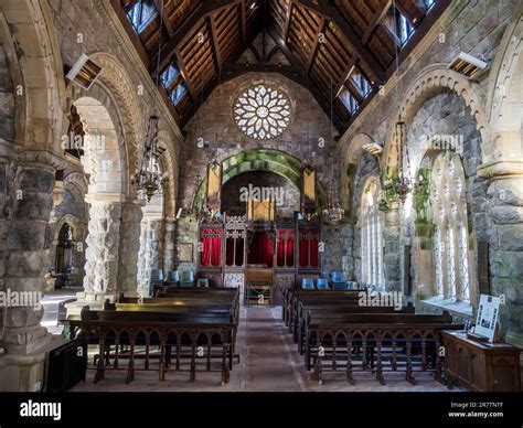 Church St Conan’s Kirk at lake Loch Awe, Scotland, UK Stock Photo - Alamy