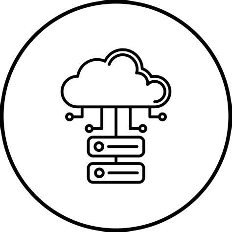 Cloud Database Vector Icon 20683277 Vector Art at Vecteezy