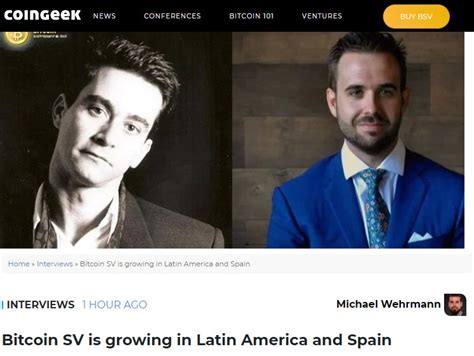 Bitcoin SV está creciendo en América Latina y España. por Michael ...