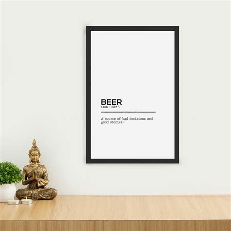 Buy Graphite White Printed Glass Picture Frame - 33x48cm from Home ...