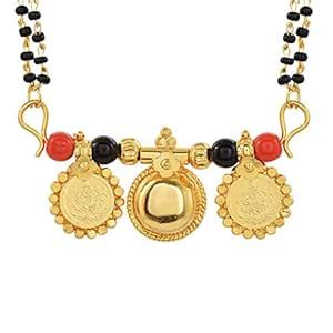 Buy Memoir Gold Plated Double Lakshmi Wati Traditional Mangalsutra ...
