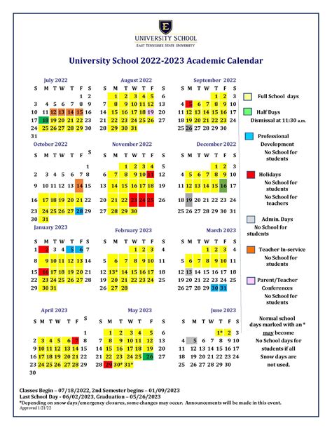 Ecu University Calendar - Printable