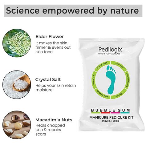 Buy O3+ PEDILOGIX BUBBLEGUM MANICURE PEDICURE KIT 57G Online & Get Upto ...