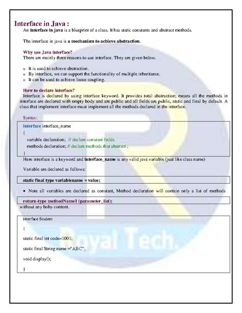 Image result for Java Programming On Interface and Packages