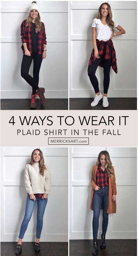 How to Style It: Plaid Shirt Outfits - Merrick's Art