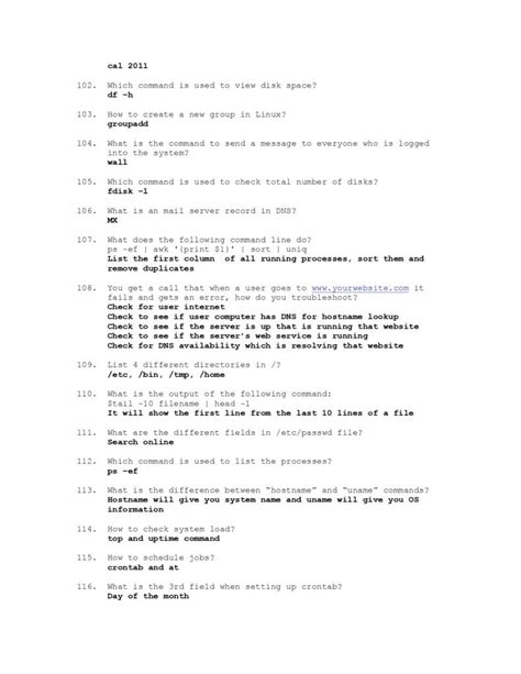 Image result for All Linux Interview Questions and Answers PDF