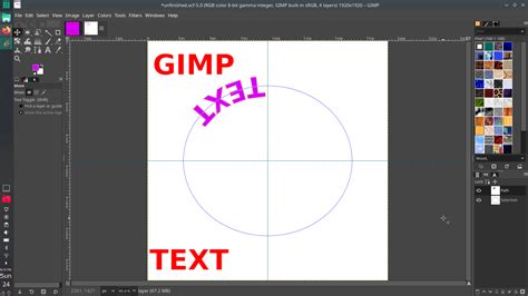 Using Text in GIMP 的图像结果