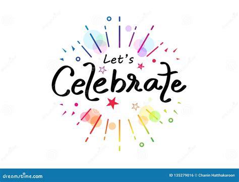 Lets Celebrate Clip Art