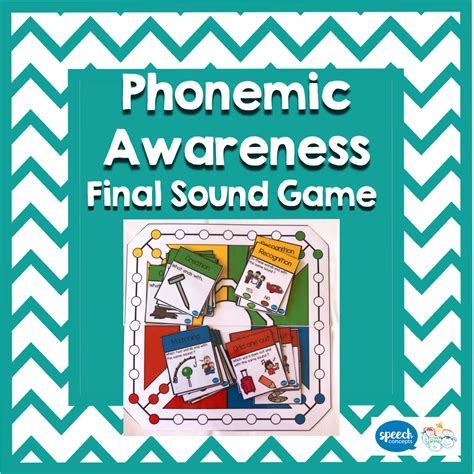 Phonemic Awareness Games - Final Sounds - Speech Concepts
