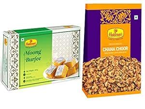 Haldiram's Nagpur Moong Burfee 500 grm & Chana Choor 200 grm (Combo ...