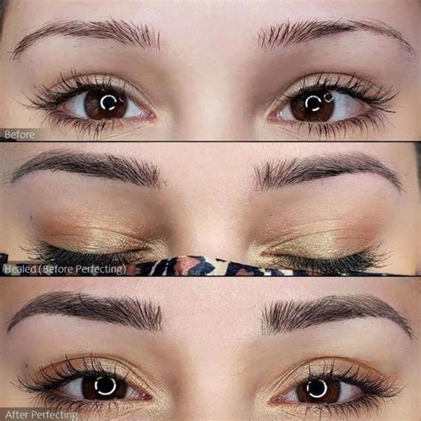 Image result for Bad Microblading Eyebrows