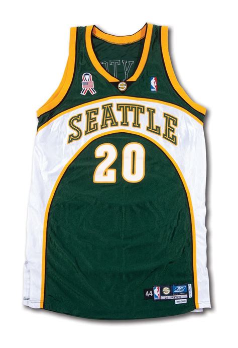 Seattle SuperSonics 2001-2002 Away Jersey