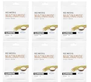 Buy Rice Water Face Sheet Mask For Deep Hydration And Radiant Skin ...