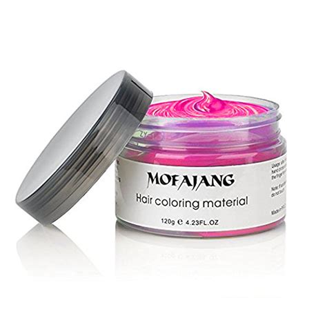 Amazon.com : Asocrew Pink Temporary Hair Wax Color 4.23 oz - Easy ...