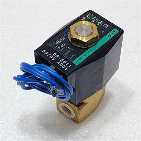 CKD AB41-02-3-AC100V Solenoid Valve, 2-port, Rc1/4, NC | Versatile Marine