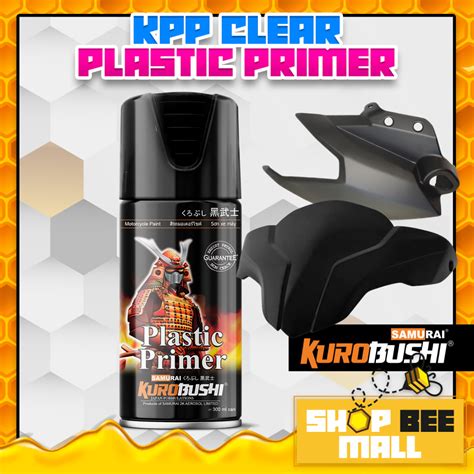 Samurai KPP Plastic Primer Spray Paint 300mL Primer Clear Tone ...