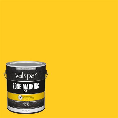 Valspar Zone Yellow Latex Marking Paint (1-Gallon) 024.0000136.007 at ...