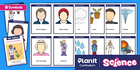 Twinkl Symbols: Scientists and Inventors: Year 3: Flashcards