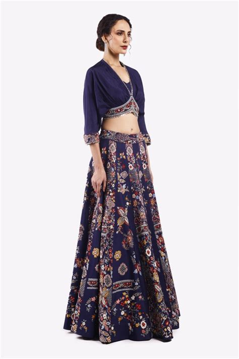 Multicolour Floral Embroidered Co-Ord