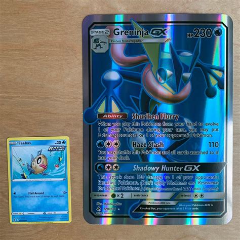 GIANT Pokemon Card VSTAR Greninja GX - Etsy UK