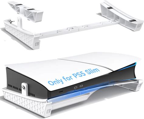 Amazon.com: LVVIL PS5 Slim Stand Horizontal for PS5 Slim Disc & Digital Gaming Console, PS5 Slim ...