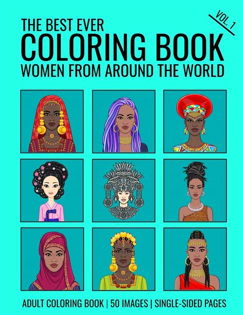 The Best Ever Coloring Book Women From Around The World | Desertcart INDIA