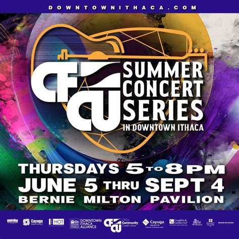 CFCU Summer Concert Series at 171 E. State Street, Ithaca, NY, United ...
