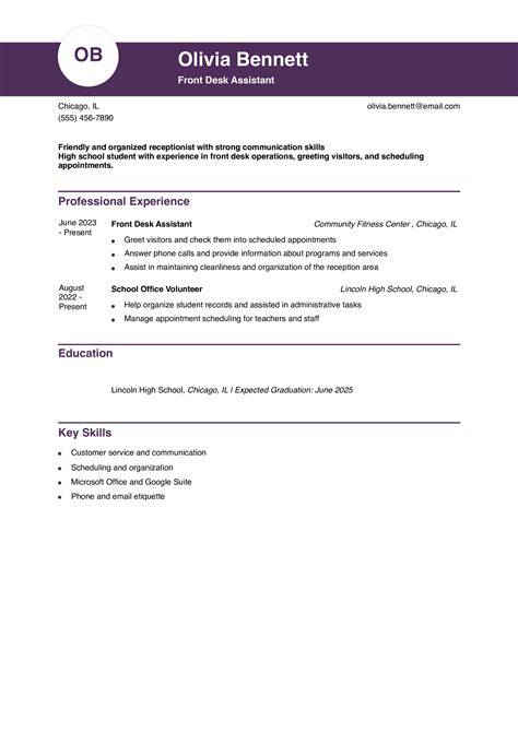 20 Teen Resume Examples and Templates for 2026 - Resume.org