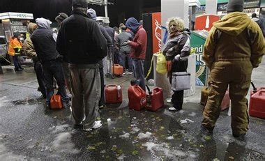 Gas rationing starts in New York as hundreds of thousands remain ...