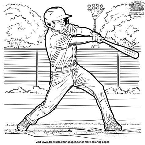 Baseball Coloring Sheets 的图像结果