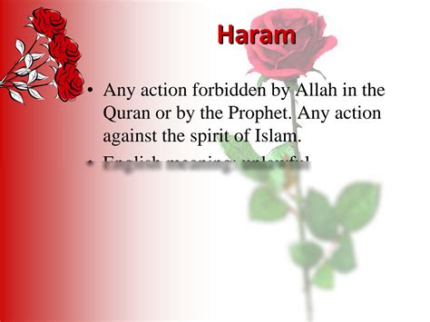 SOLUTION: Concept of halal and haram - Studypool