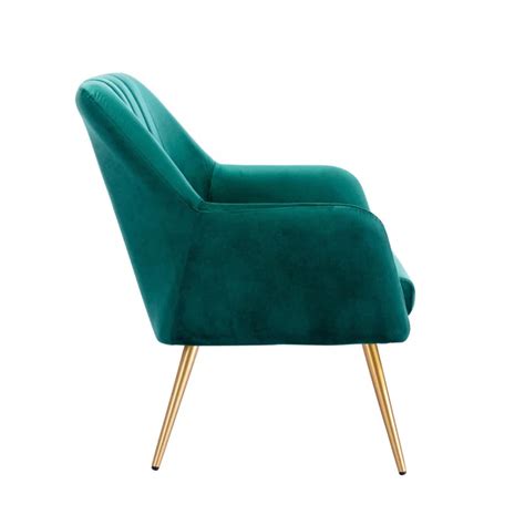 Sumptuous Barrel Velvet Lounge Chair Green – Nestroots