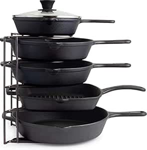 Craftize Mstore Heavy Duty Countertop Pan&Pot Organizer Large 5 Tier ...