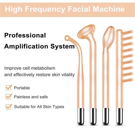 High Frequency Facial Wand - Skin Care Device for Advanced Treatment ...