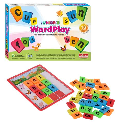 Buy Toymate Wordplay Junior(Spelling N Picture Learning) Colourful ...