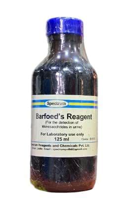 SPECTRUM Barfoed s Reagent (125ML) : Amazon.in: Industrial & Scientific