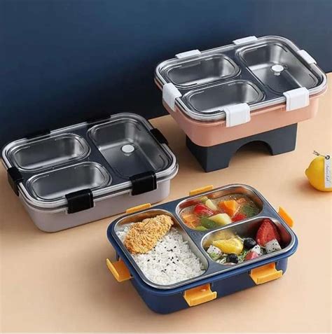 Flipkart.com | HPHCRAFTT Stainless_Steel_Lunch box_A250 3 Containers ...