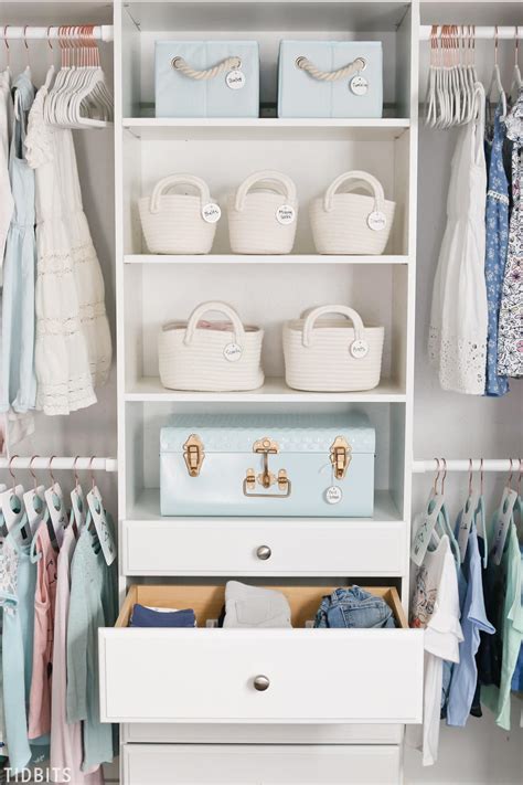 Kids Closet Organization - Tidbits
