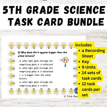 Image result for Grade 5 Science Performance Task