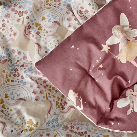 Buy Slate Kids Cotton Fairy Print Reversible Double Comforter from Home ...