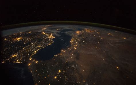 Download wallpaper 1920x1200 earth, planet, atmosphere, glow, space ...