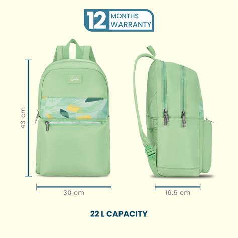 Buy Genie Esme 22L Ash Green Laptop Backpack Online