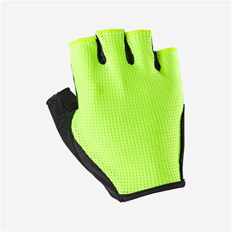 Buy Road Cycling Gloves 500 - Neon Yellow Online | Decathlon