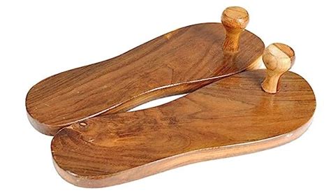 Buy Shri Unisex Wooden Kharam Khadau !! Paduka !! Charan Paduka ...