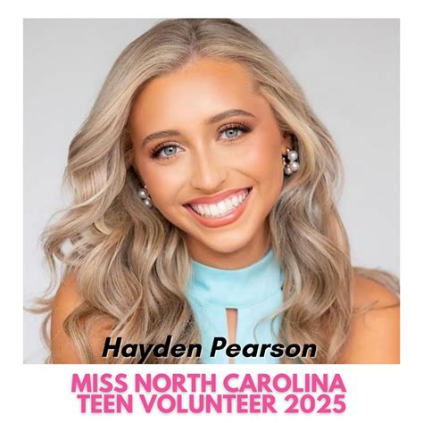 Miss NC Teen Volunteer | Grateful, Thankful, and Blessed 1st Runner up ...