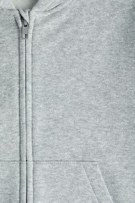 Oversized zip-through hoodie - Light grey marl - Kids | H&M IN