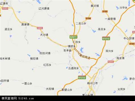 东丰县地图 - 东丰县卫星地图 - 东丰县高清航拍地图
