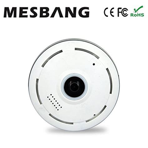Generic EU Plug : White color 960P fisheye 360 full view P2P home IP ...