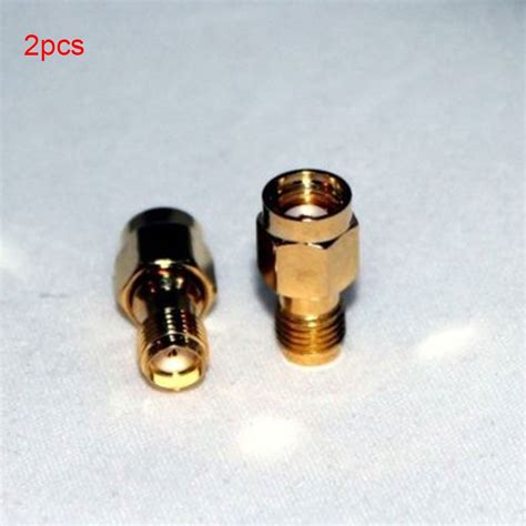 RF Connector Adapter 2pcs/set Gold Plated Straight 50 Ohm Mini ...