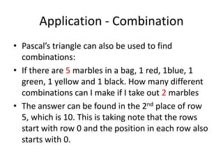 Pascal Triangle Applications 的图像结果